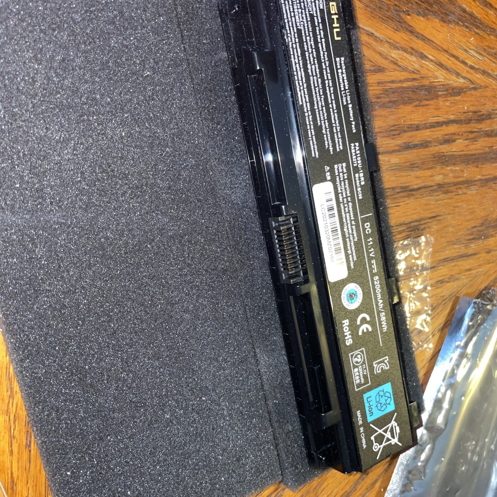 Ghu Pa51090u-1BRS PABAS272 Replacement Battery For Laptop