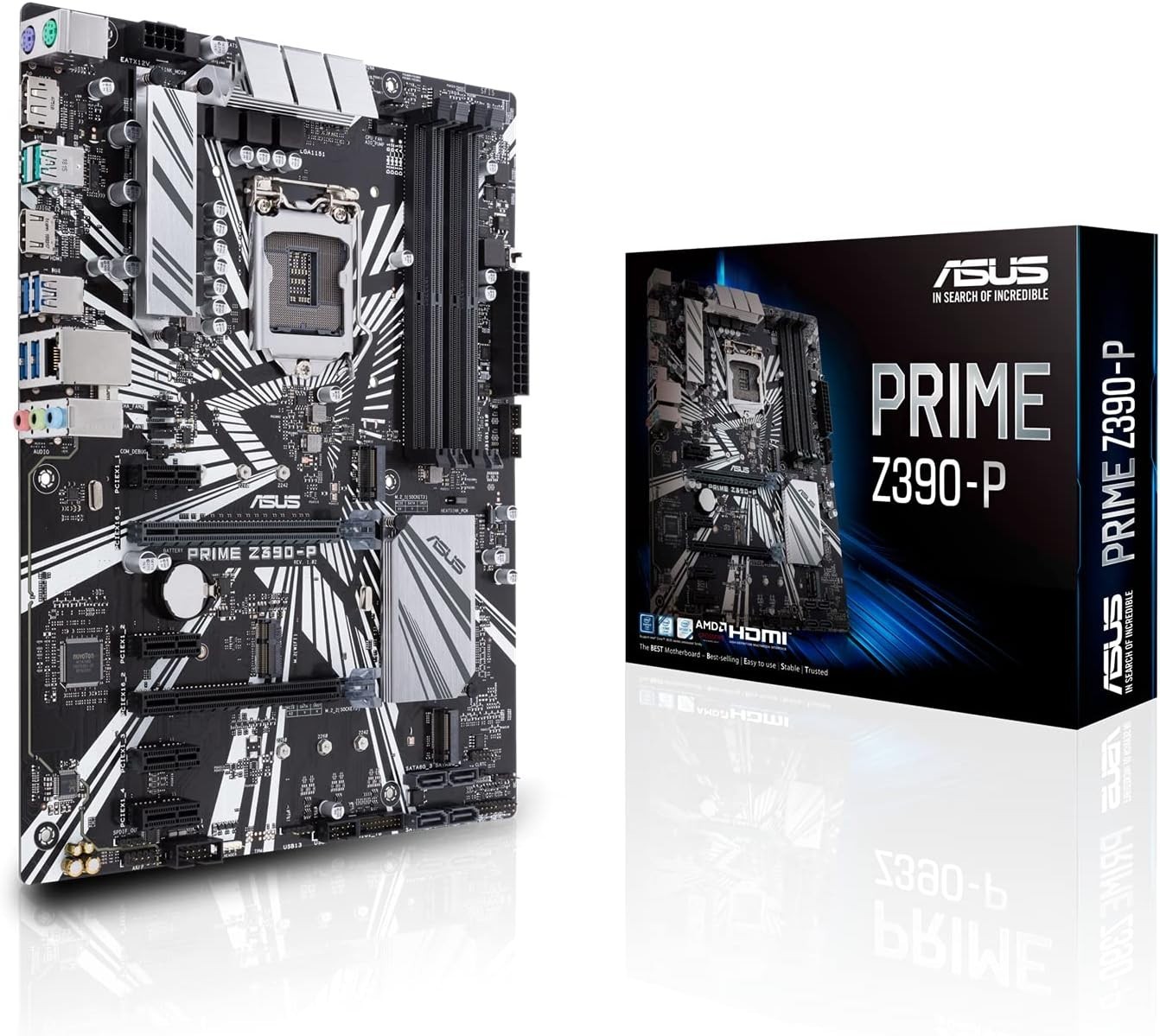 ASUS Prime Z390-P LGA 1151 300 Series Intel 8th and 9th Gen DDR4 ATX Motherboard
