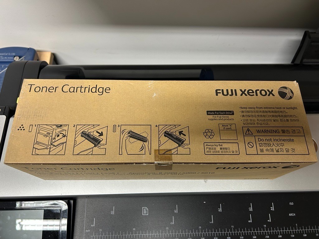 4X Genuine Fuji Xerox CT200719 Black Toner Cartridge - 2015 NOS