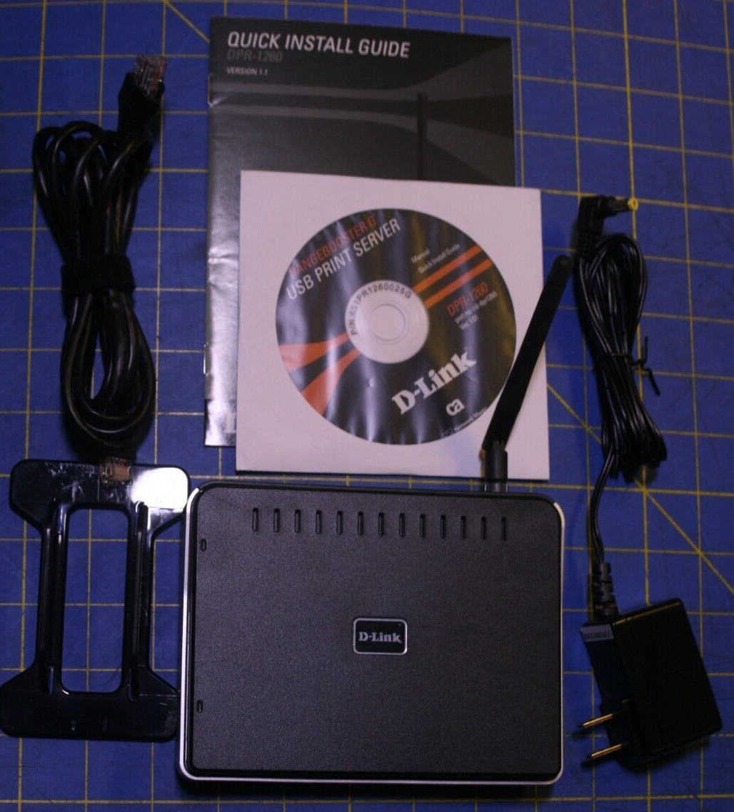 D-Link DPR-1260 RangeBooster G Multifunction Print Server