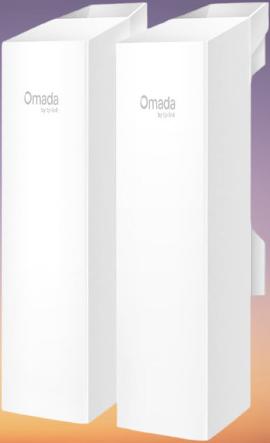Omada 2.4GHz N300 WiFi Bridge, 0.5km Distance, 100M Port, White