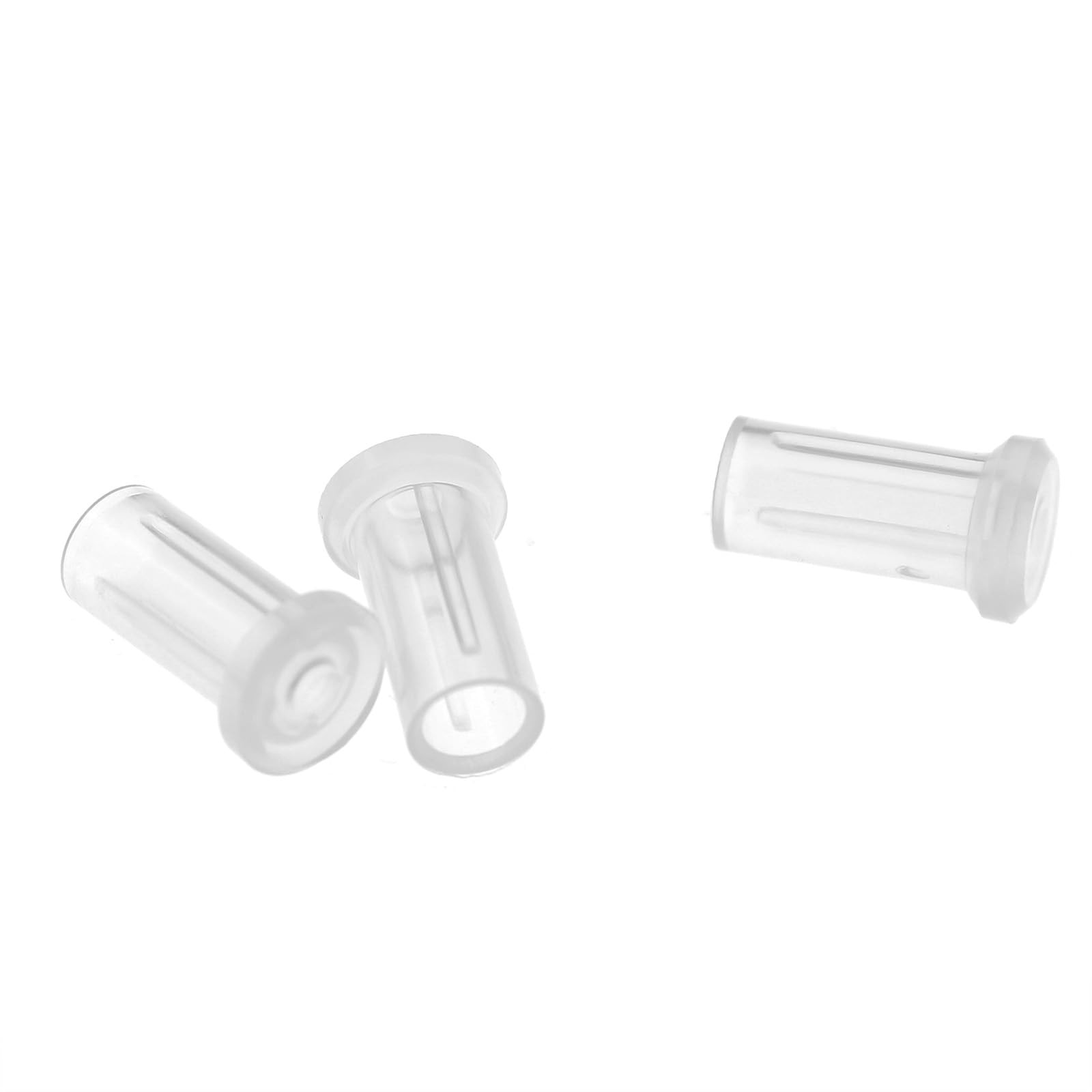 100PCS Clear Fiber Optic Dust Caps Fiber Optic T-Shaped Dust Cap for Devices,...