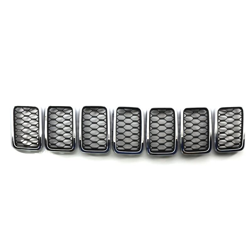 Upper Mesh Frame Grille Grill Insert for JeepGrand-Cherokee 2017-2021 68317863AA