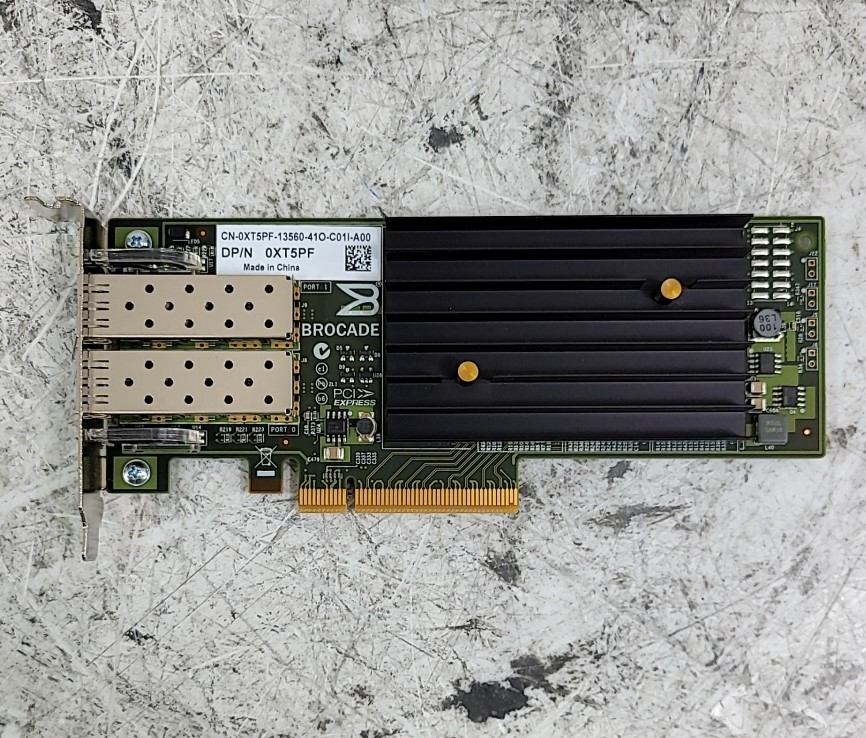 DELL brocade 1020 0xt5pf Network Adapter Card PCIe Dual Port