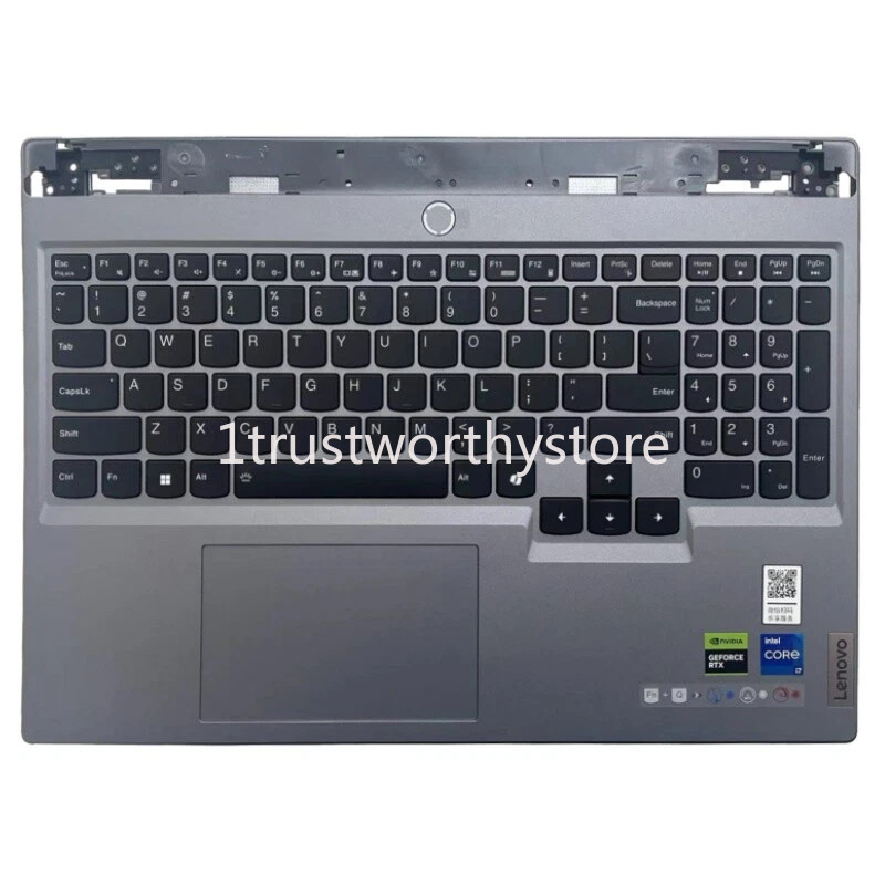 New For Lenovo Legion 5 16IRX9 Upper US Palmrest Keyboard Backlight 5CB1M72407