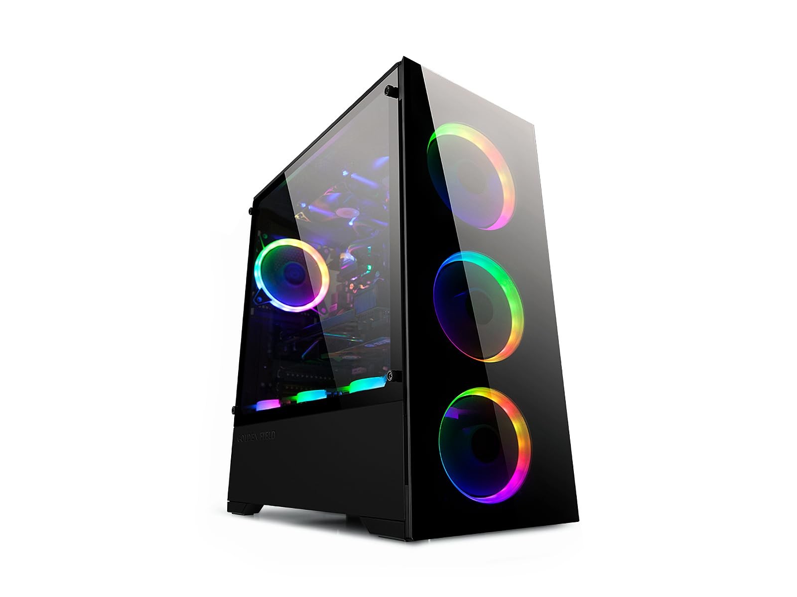 b-Voguish Gaming PC Case with Tempered Glass panels, USB3.0, Support E-ATX, A...