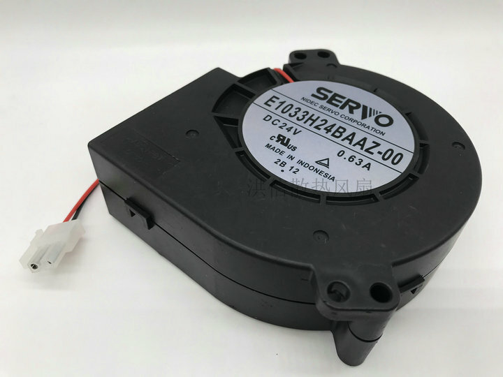 1 PCS 9cm 9733 DC 24V 0.63A Turbo Fan Blower 2 pin Servo Fan E1033H24BAAZ-00 