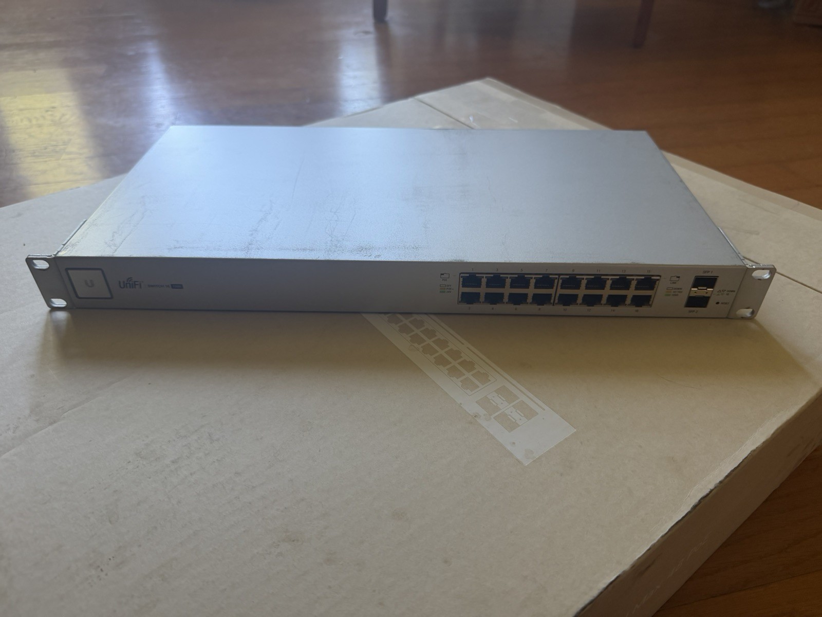 Ubiquiti UniFi USW-16-POE Gen2 Configurable 16-Port Gigabit PoE Ethernet Switch