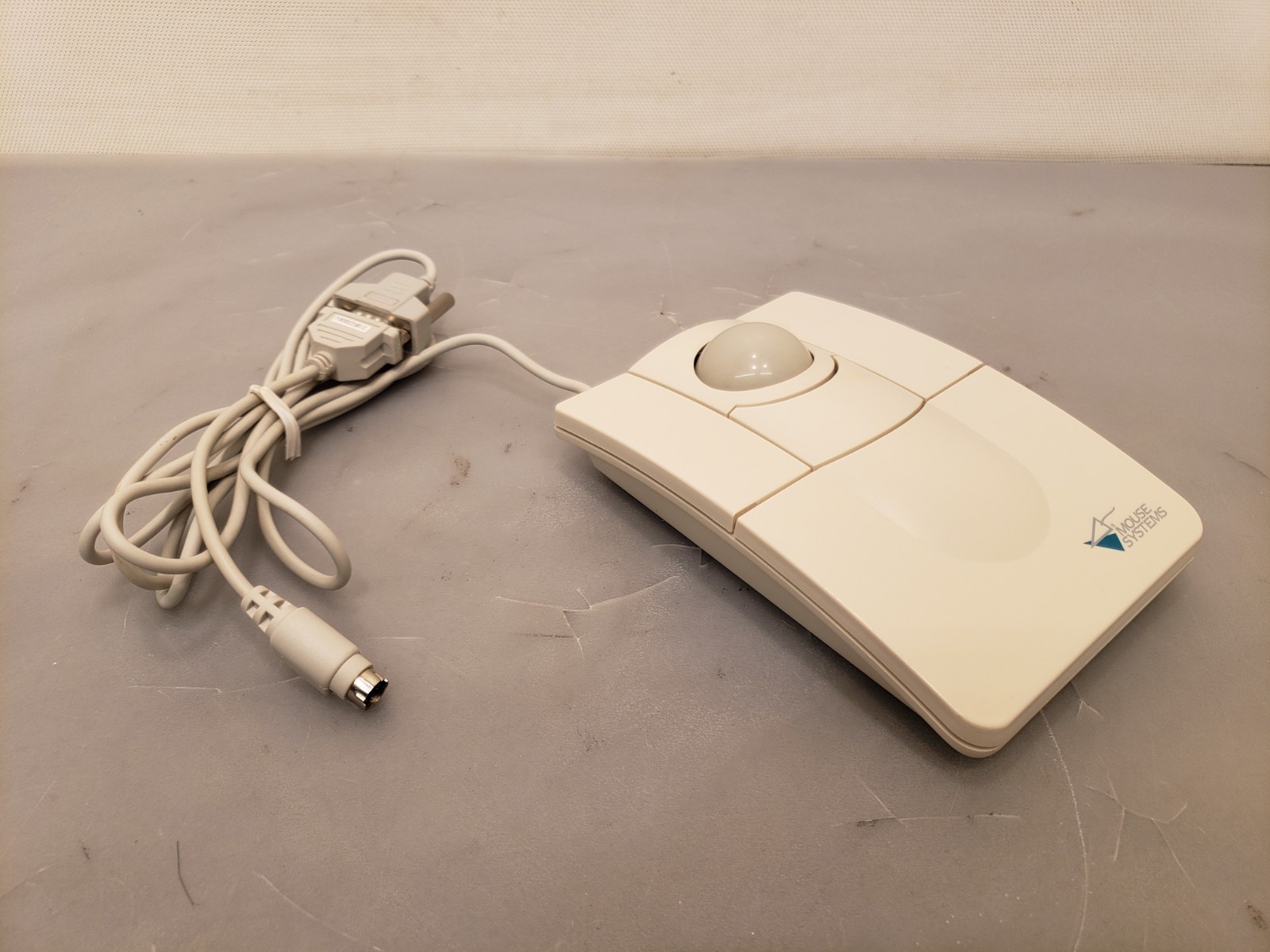 Vintage Mouse Systems Trackball PS2 Serial Mouse Model GK-T321