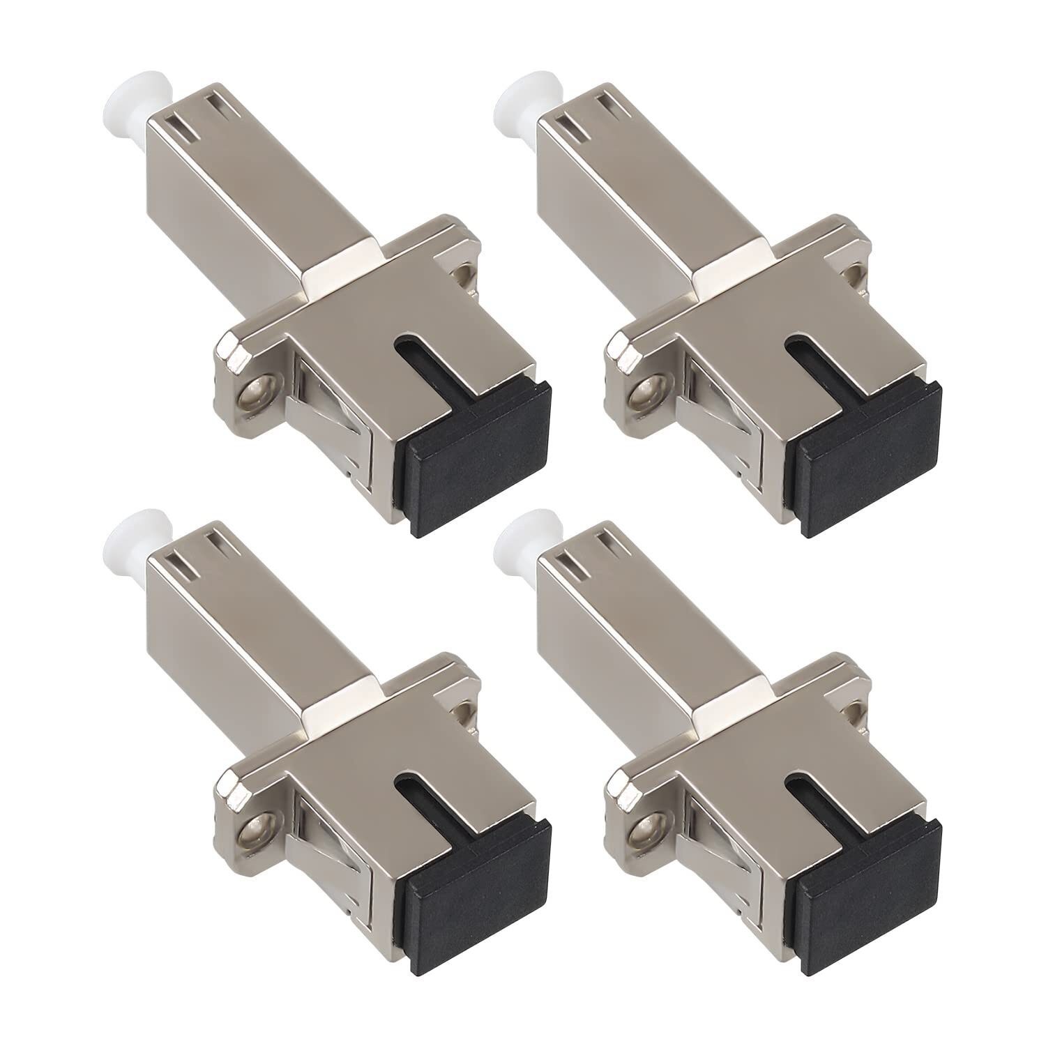 4 Pcs LC to SC Adapter (Female to Female) Fiber Optic Connector Single Mode U...