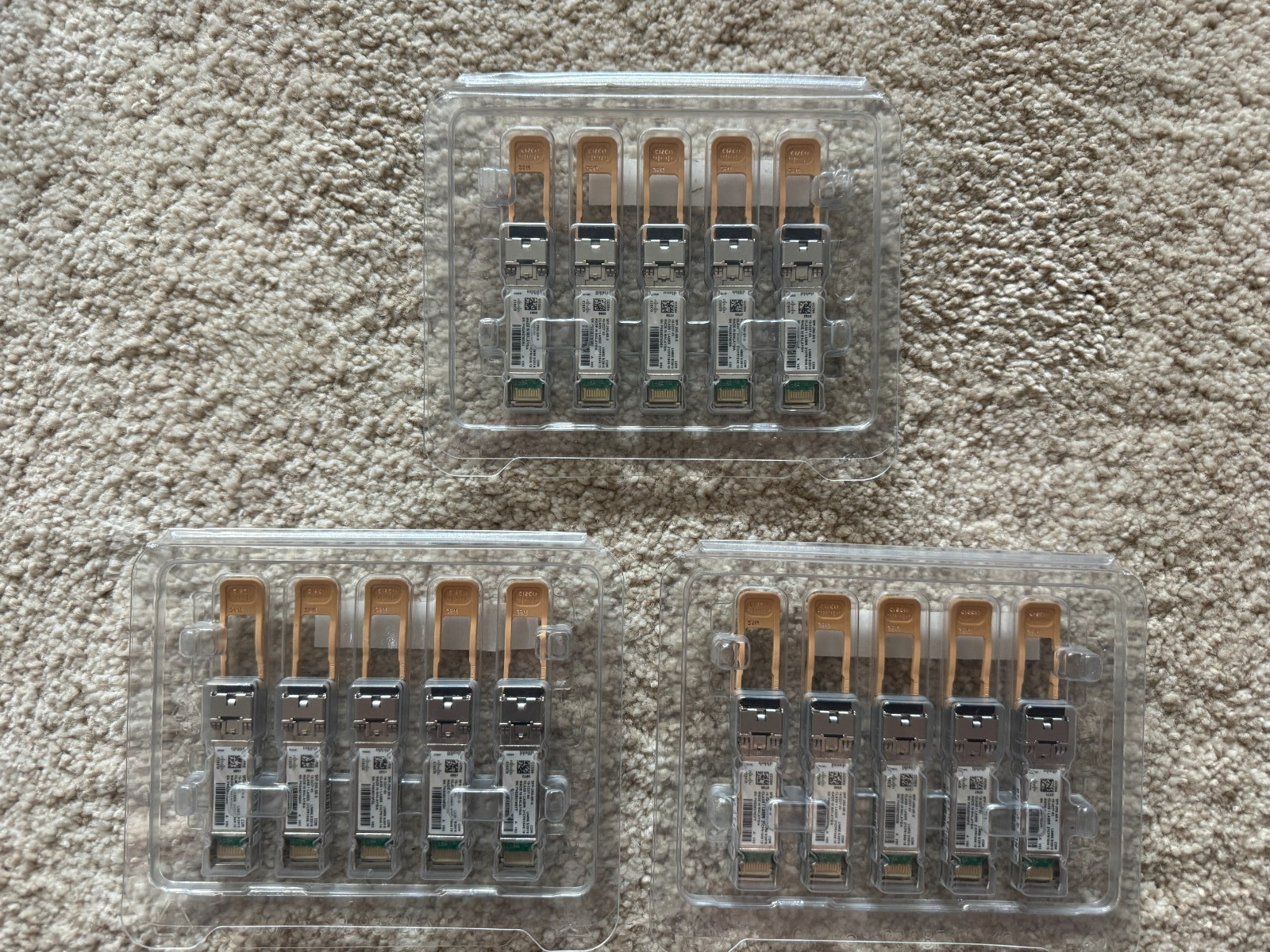 Genuine Cisco SFP-25G-SR-S 850nm 100m MMF LC Hologram 10-3227-03 5 PACK