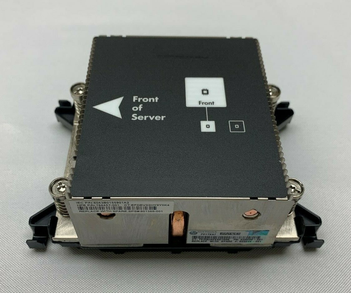 HP 764457-001 801368-001 Screwdown Front CPU Heatsink HPE Synergy 660 G9
