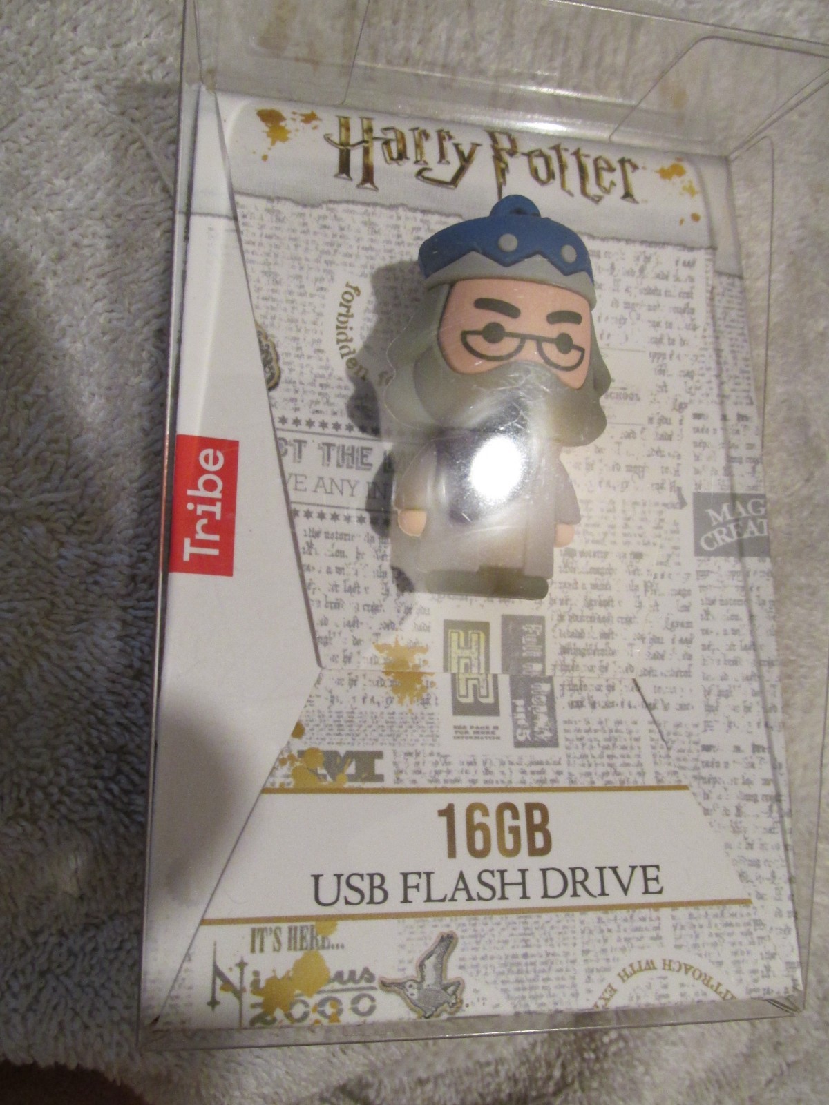 Harry Potter USB MEMORY STICK FLASH DRIVE SEALED ALBUS DUMBLEDORE Tribe BNIB NEW