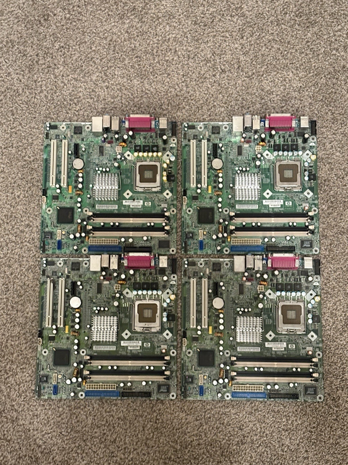 Lot of 4 HP Compaq dc7800 dc7900 Motherboards LGA775 DDR2 Micro-ATX