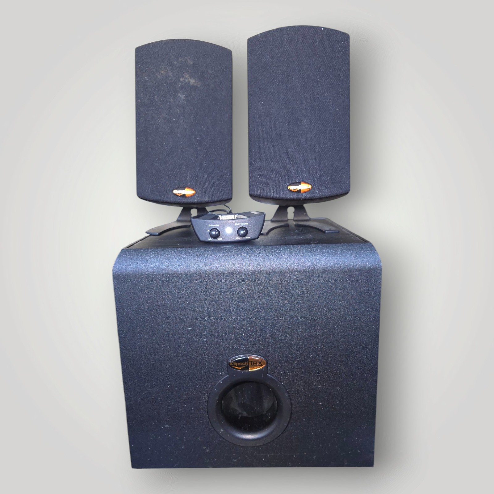 Klipsch ProMedia 2.1 THX Computer Speaker System Subwoofer Control Pod Tested