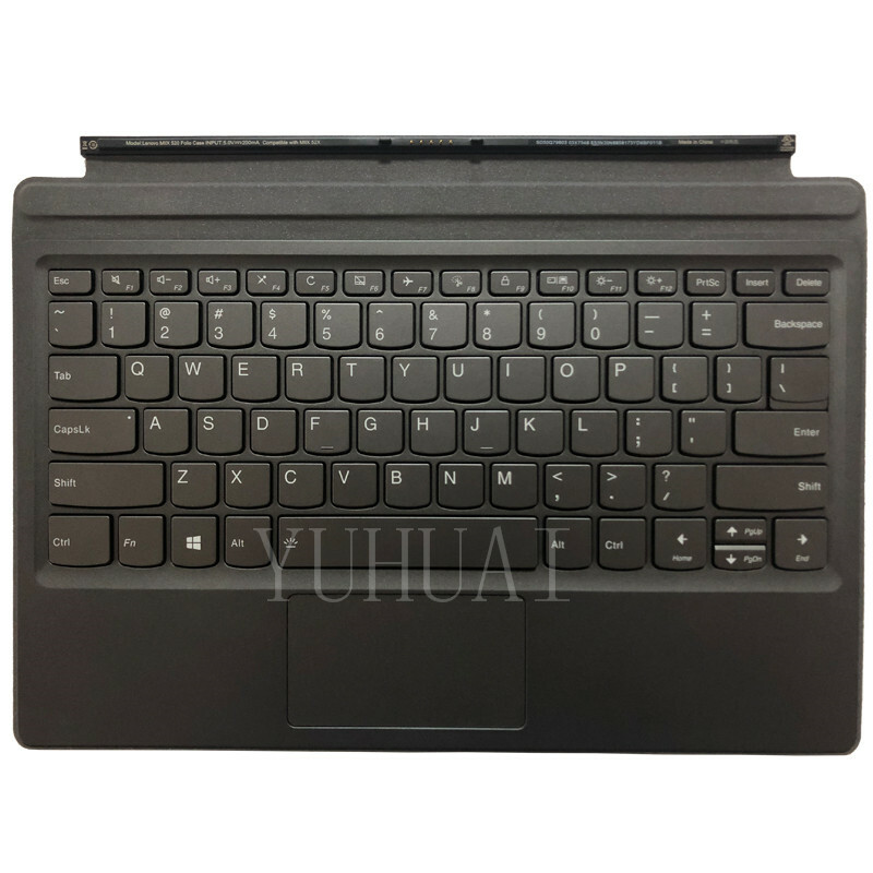 FOR Lenovo MIIX 520 Folio case  MIIX 52X Tablet Dock keyboard US backlit 03X7548