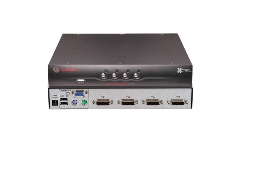 Avocent SwitchView SC240 4-Ports KVM Switch SC240-001