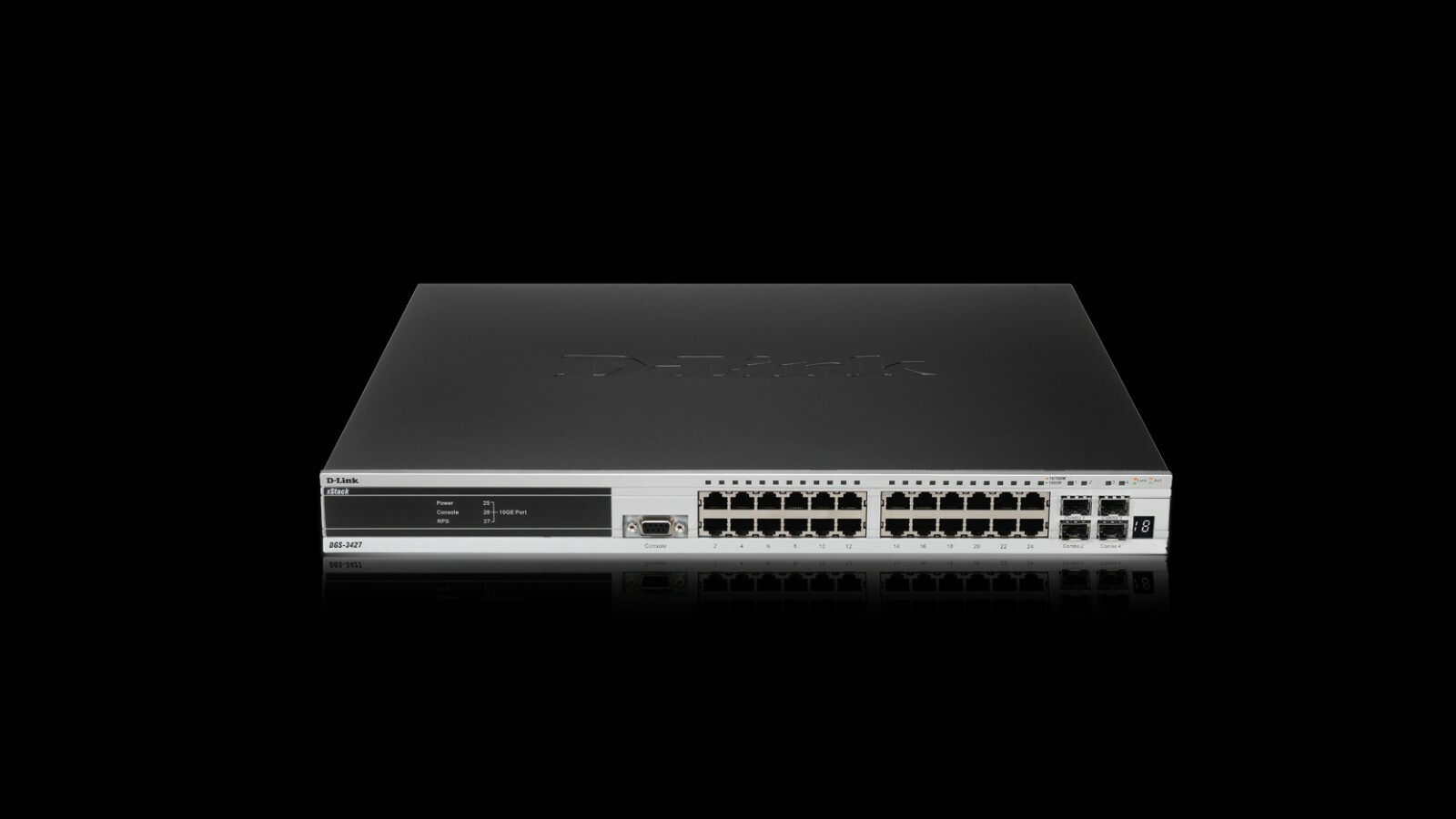 D-Link xStack 24‑Port Gigabit L2+ Stackable Switch