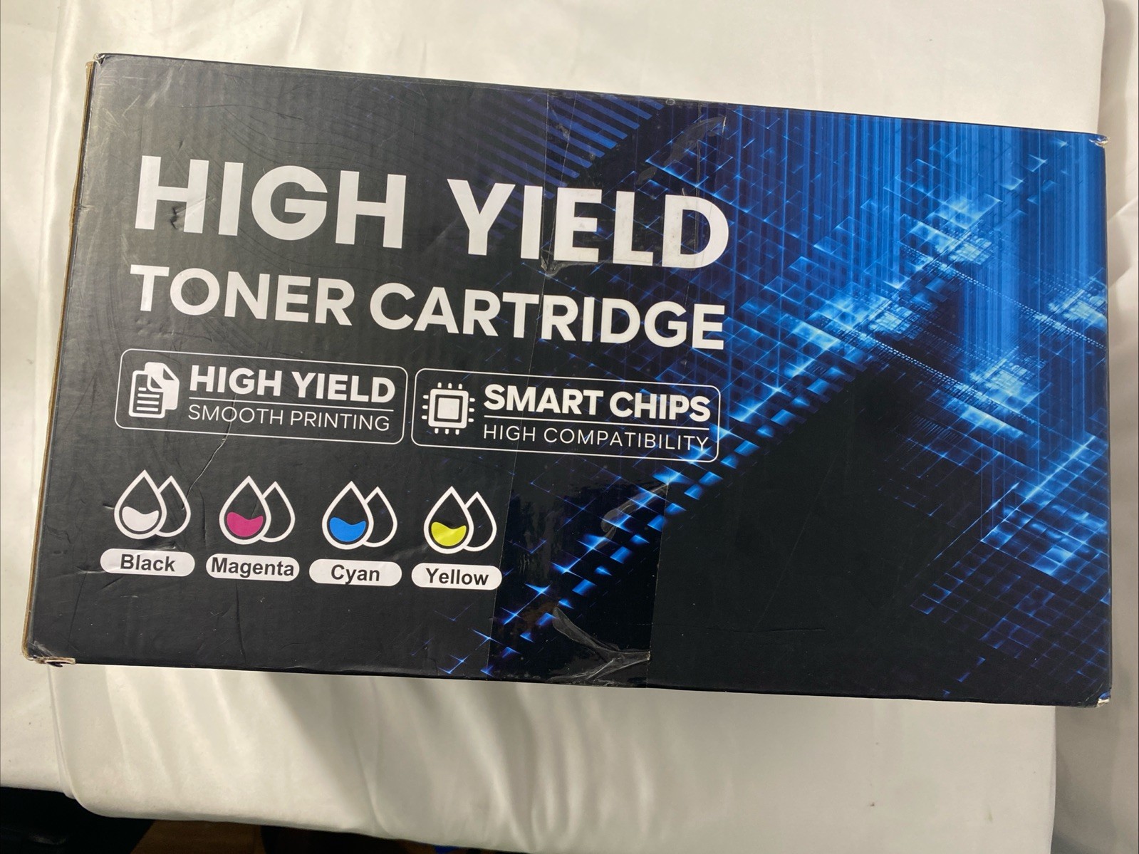 202A Toner Cartridges 4 Pack High Yield Replacement for HP 202A Black Cyan Ye...