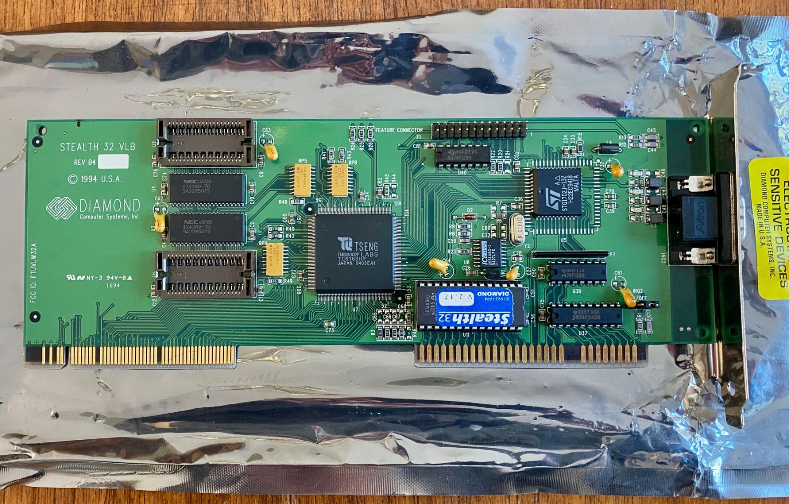 Vintage Diamond Stealth 32 VLB 1MB Video Card - Tested
