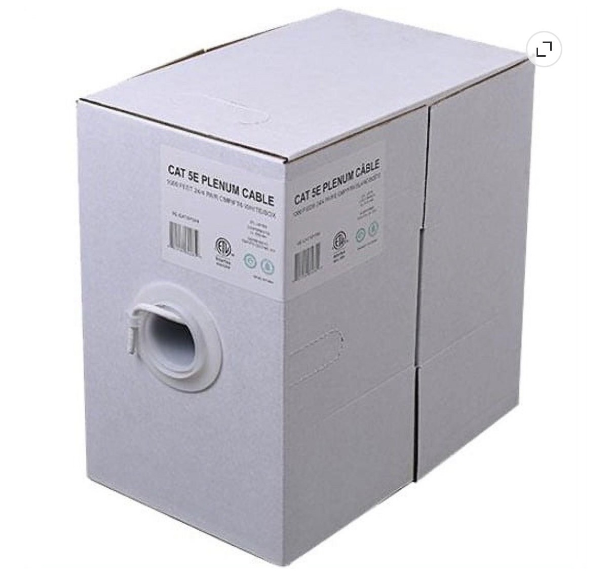 Adi Pro CAT5e Riser Cable White 1000' 
