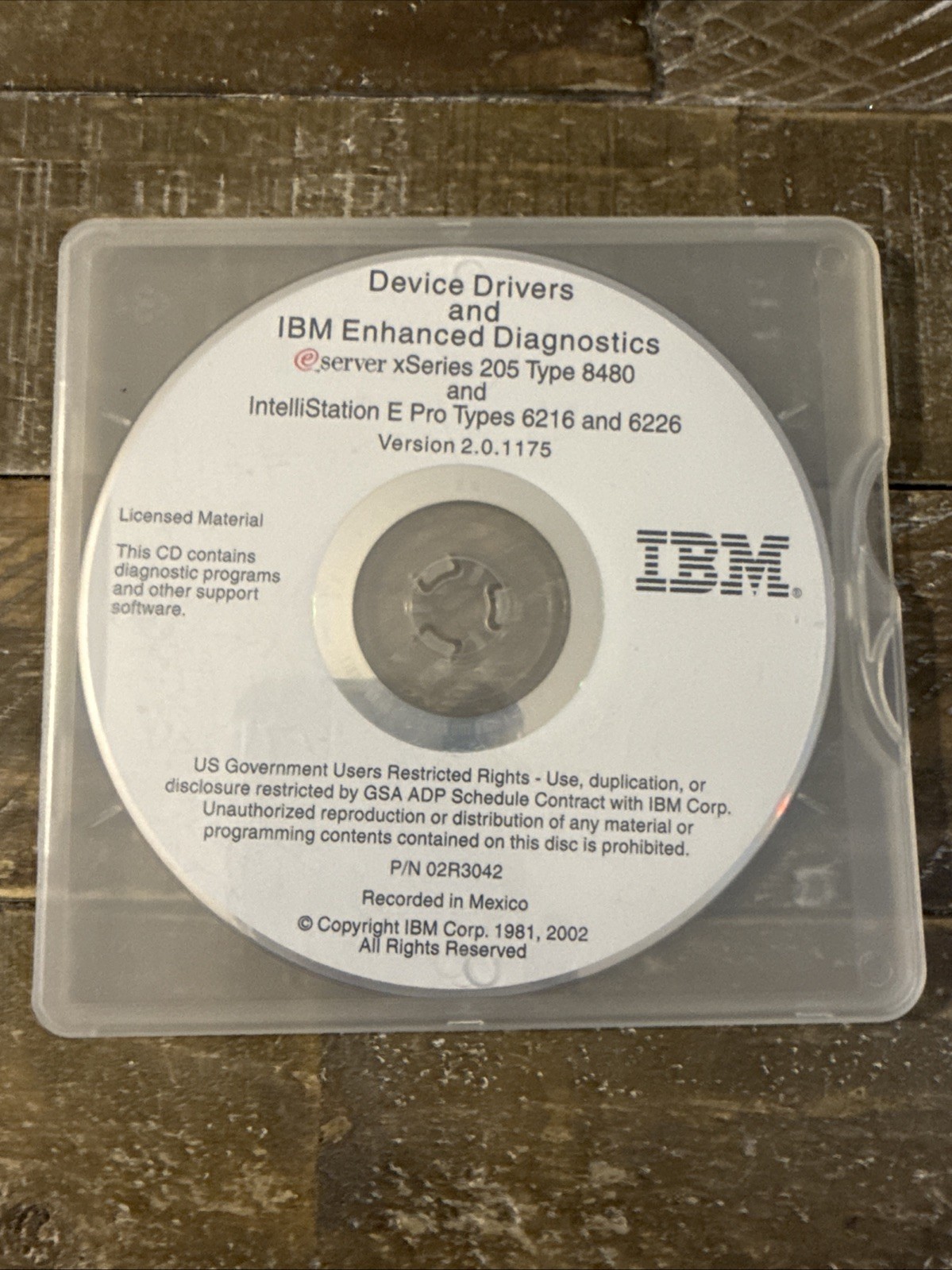 IBM Device Drivers And IBM Enhanced Diagnostics PC Software