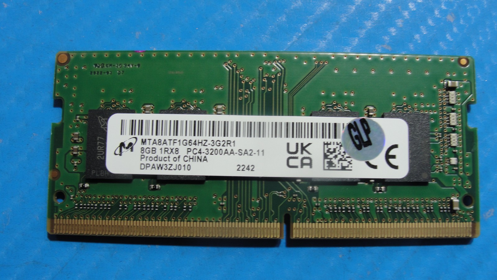 HP 17-cp0700dx 8GB 1Rx8 PC4-3200AA Memory RAM MTA8ATF1G64HZ-3G2R1 L46598-005