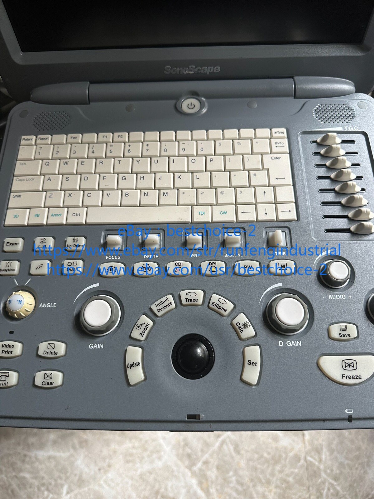 sonoscape Ultrasonic keyboard main board and accessories