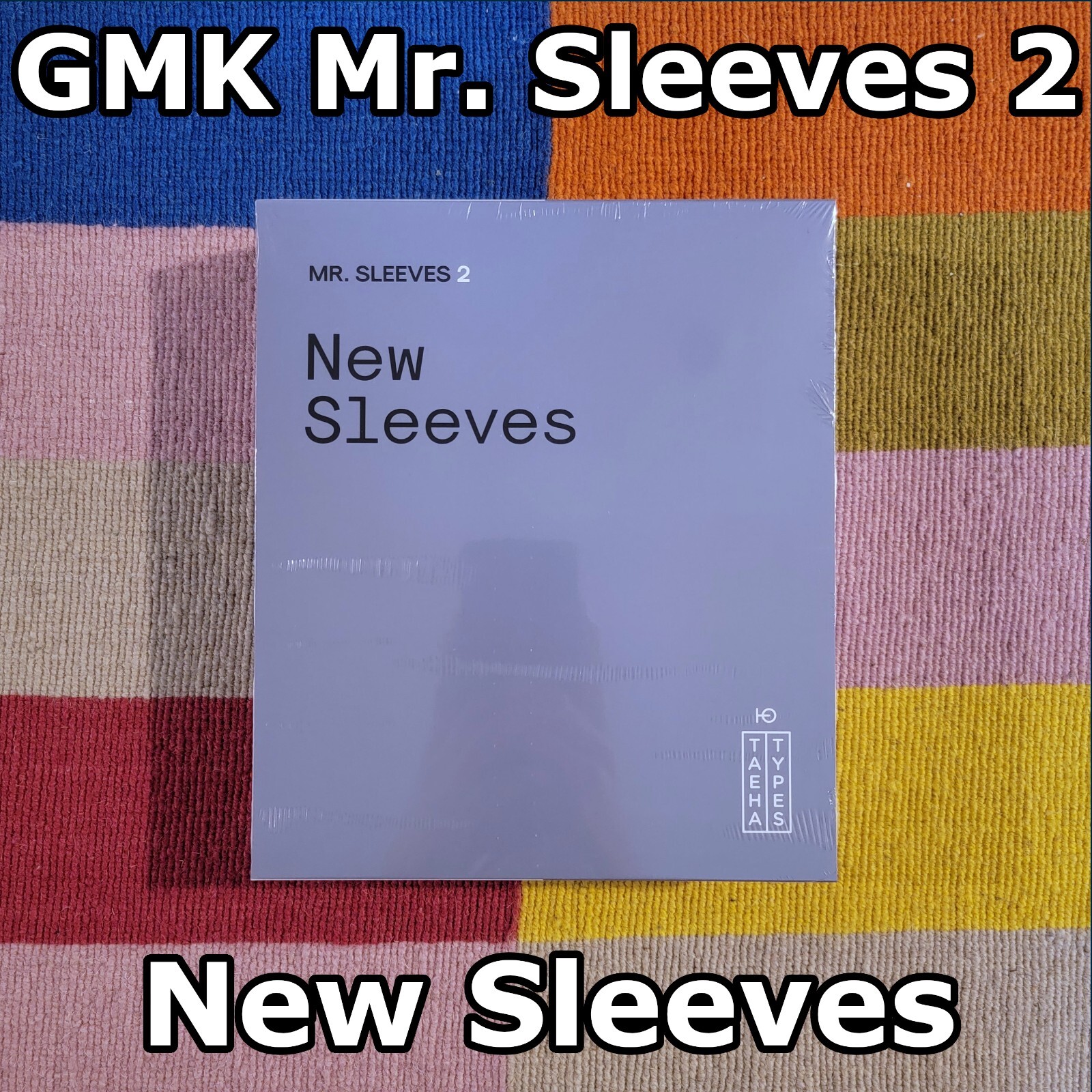 GMK Mr. Sleeves 2 - SEALED New Sleeves Set Double Shot ABS Keycaps For Keyboards