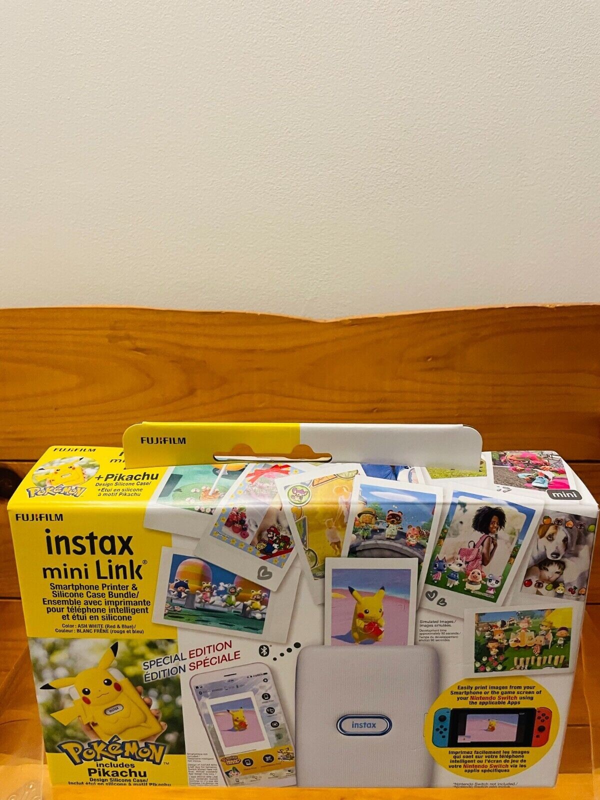 FUJIFILM Instax Mini Link Smartphone Printer Pokemon Pikachu NEW ^^
