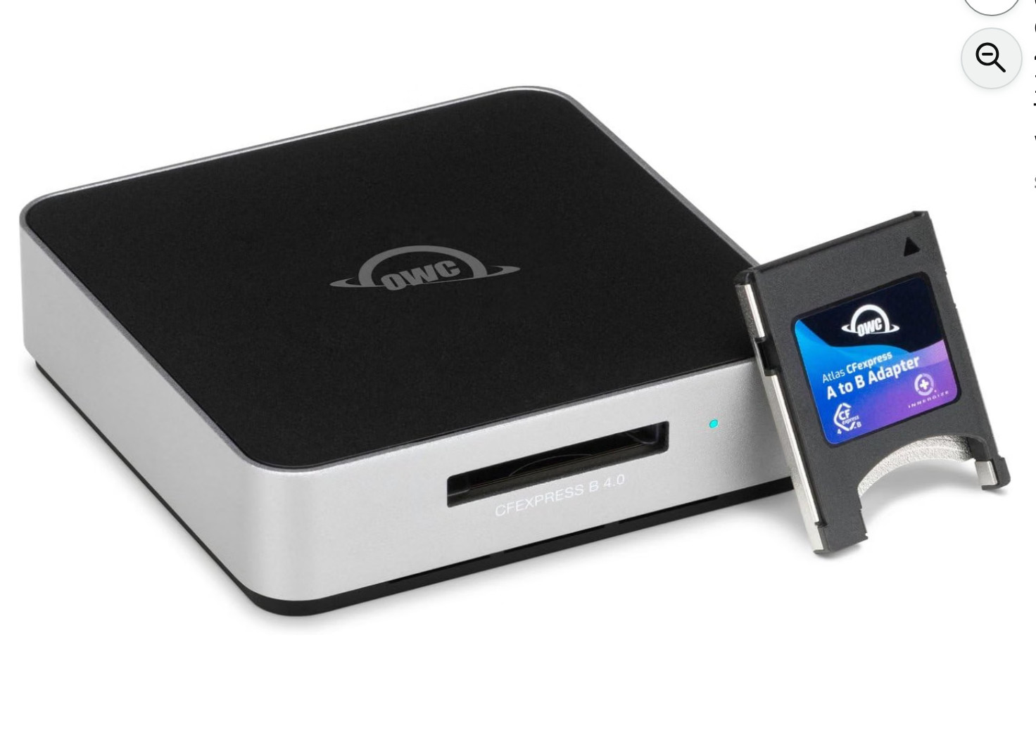 OWC Atlas USB4 CFexpress 4.0 Type B Card Reader, 40Gb/s USB4 (USB-C) Port
