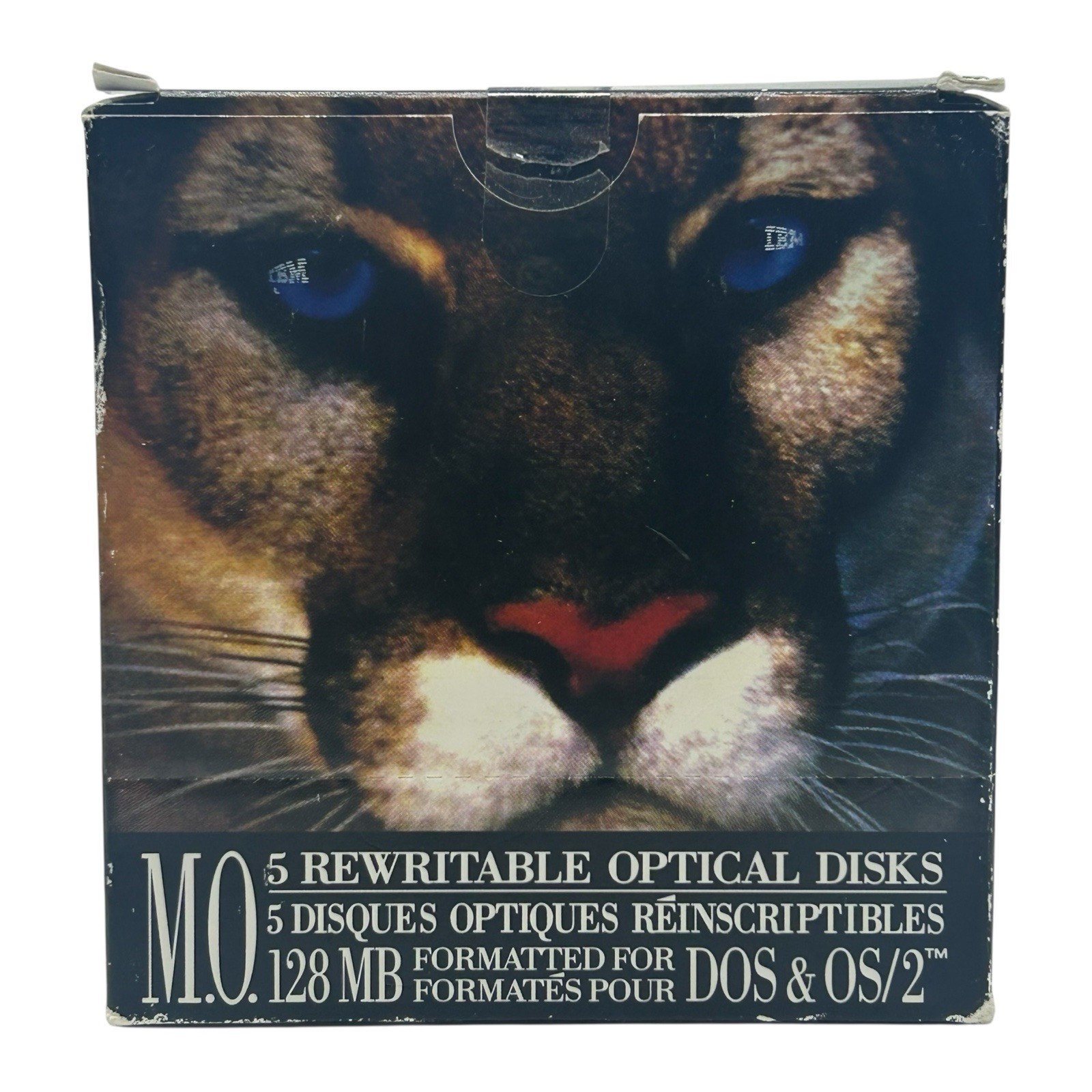 IBM M.O. 128MB Rewritable Optical Disks Formatted for DOS & OS/2 5-Pack New