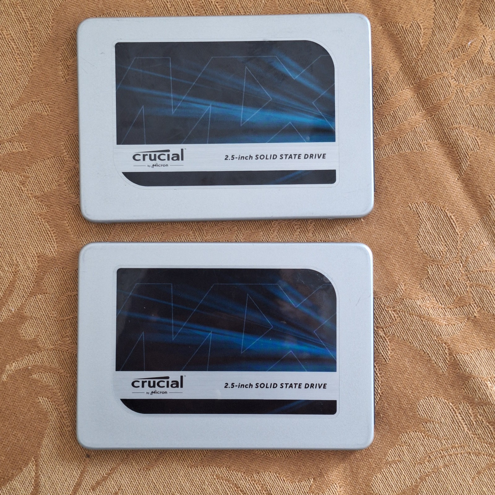 Lot of 2, Crucial MX300 275GB 2.5" SATA III 6Gbps Solid State Drive, 96%+ Health