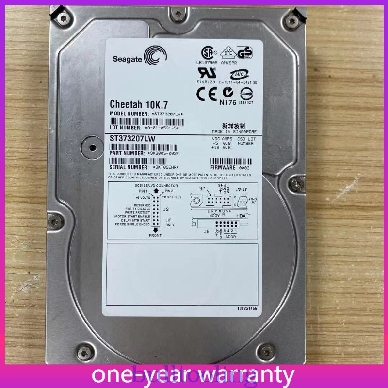 Seagate Cheetah ST373207LW 10k.7 73 Gb SCSI 3.5 Internal Hard Drive