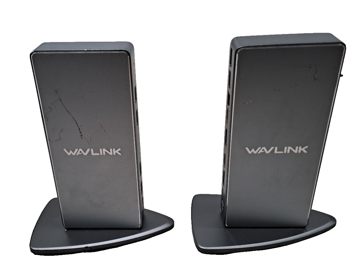 2X WAVLINK USB-C ULTRA 5K UNIVERSAL DOCKING STATION WL-UG69DK7 REV.D