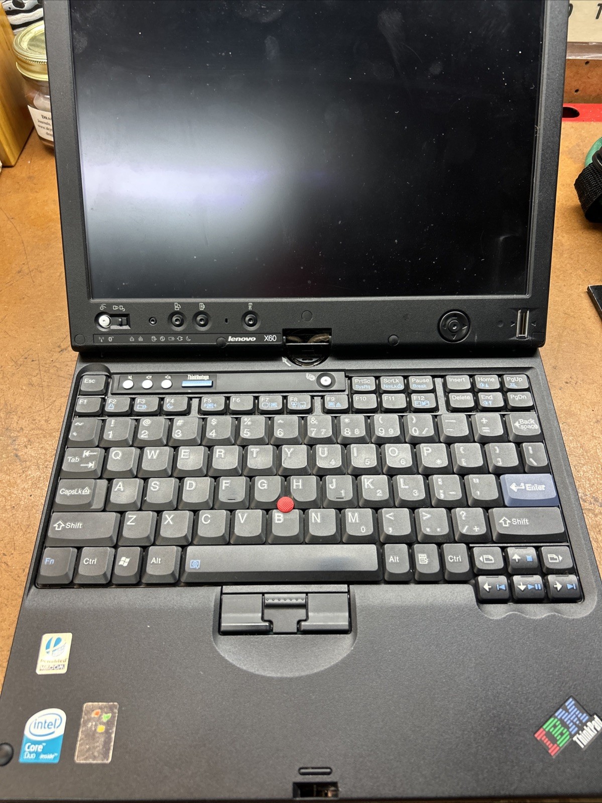 IBM Lenovo ThinkPad X60 6363-cto Inch. Laptop Tablet For Parts Only