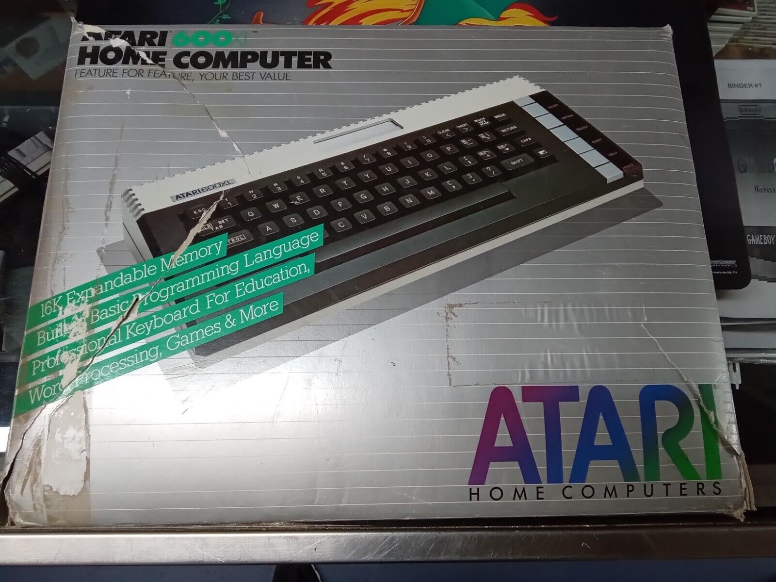 Atari 600 XL Vintage Home Computer  Unused, CiB See Description For Details