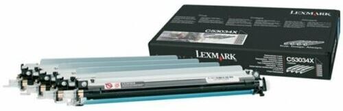 GENUINE FACTORY SEALED LEXMARK C53034X Photoconductor (Includes 4 Drums)
