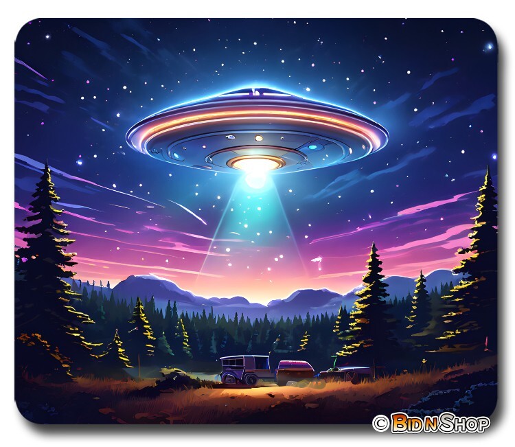 ALIENS UFO Abduction I BELIEVE - Mouse Pad / PC Mousepad - Game HOME OFFICE GIFT