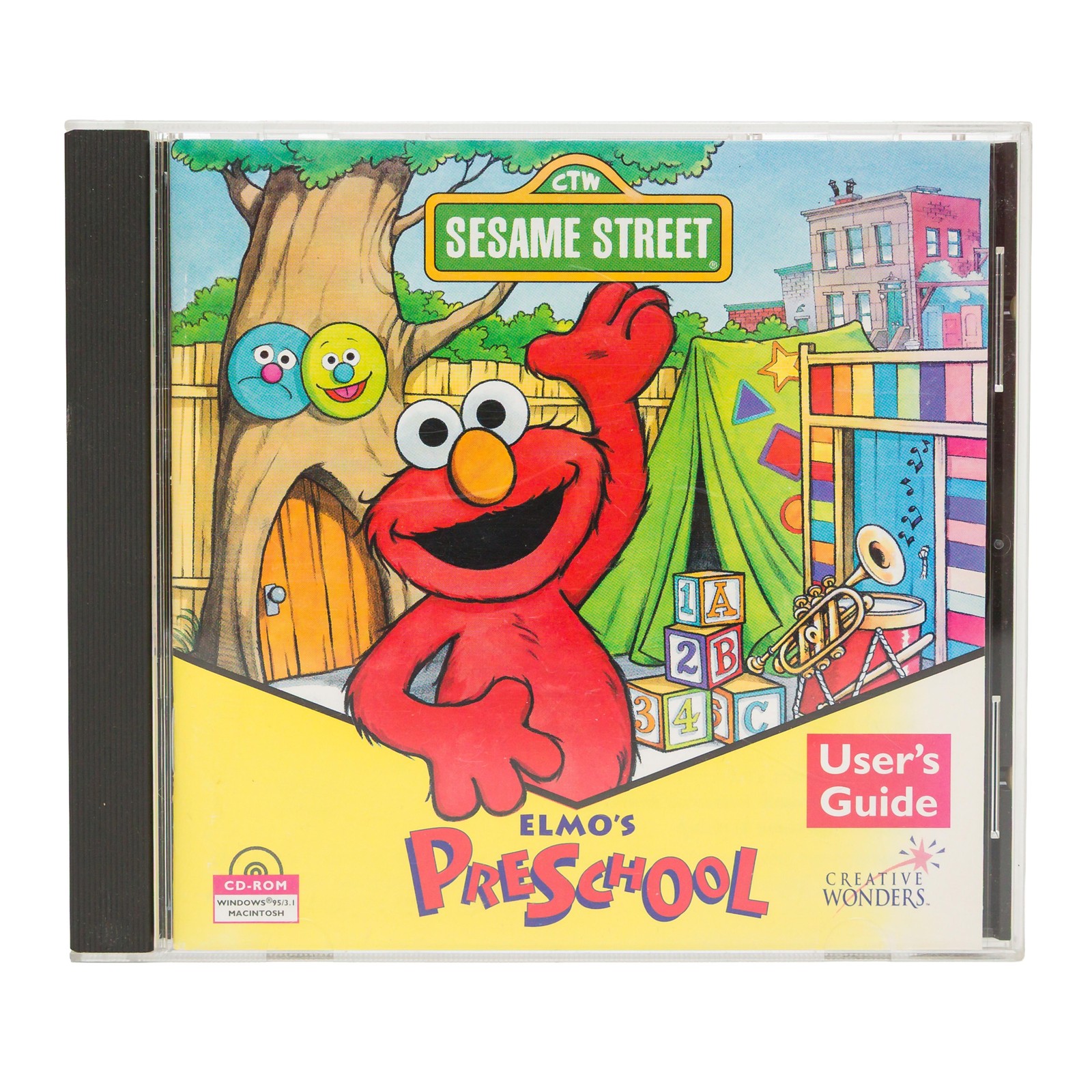 Creative Wonders Sesame Street Elmo's Preschool CD-ROM Windows Mac Learning