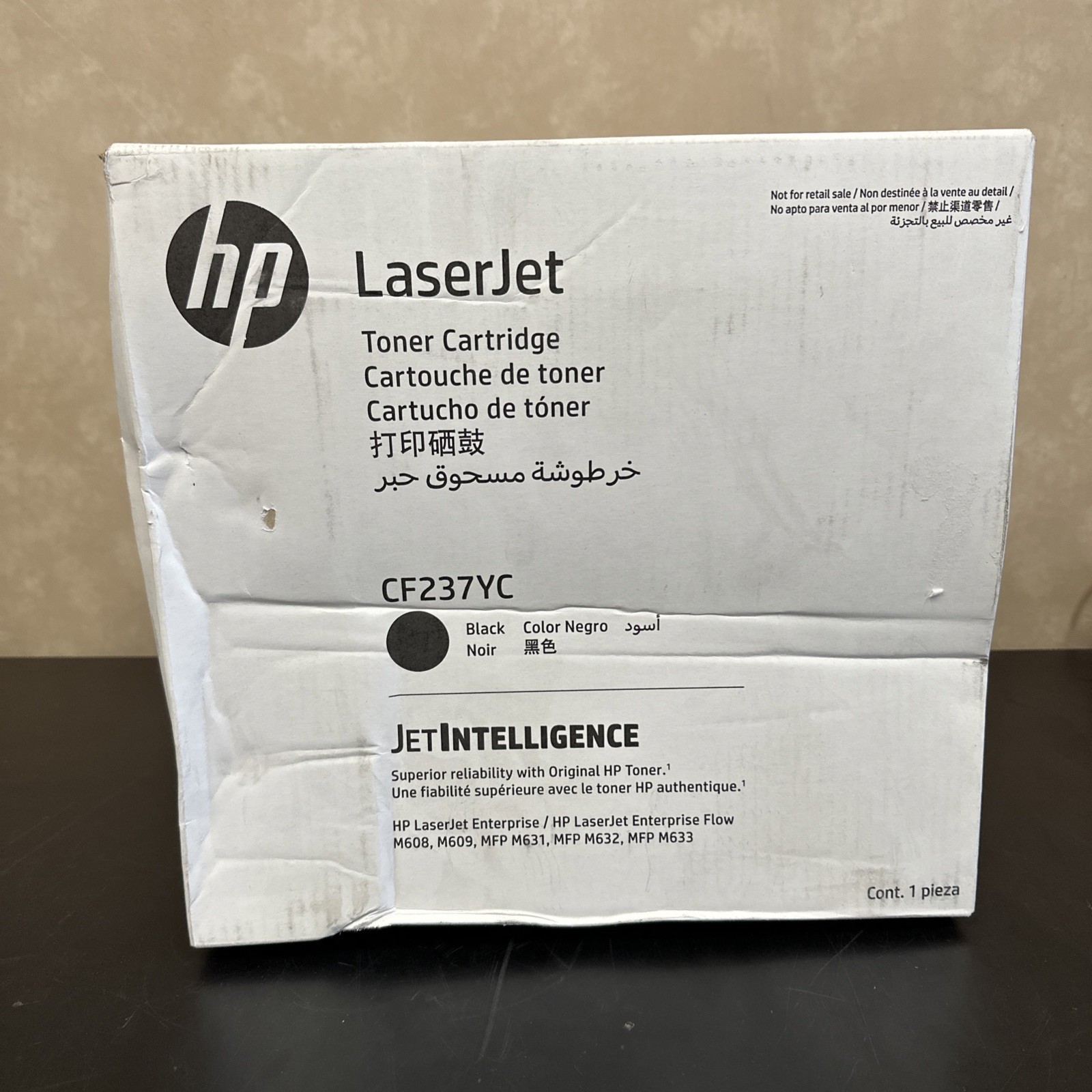 Genuine HP 37Y Black Extra High Yield Toner CF237YC LaserJet Ugly Box