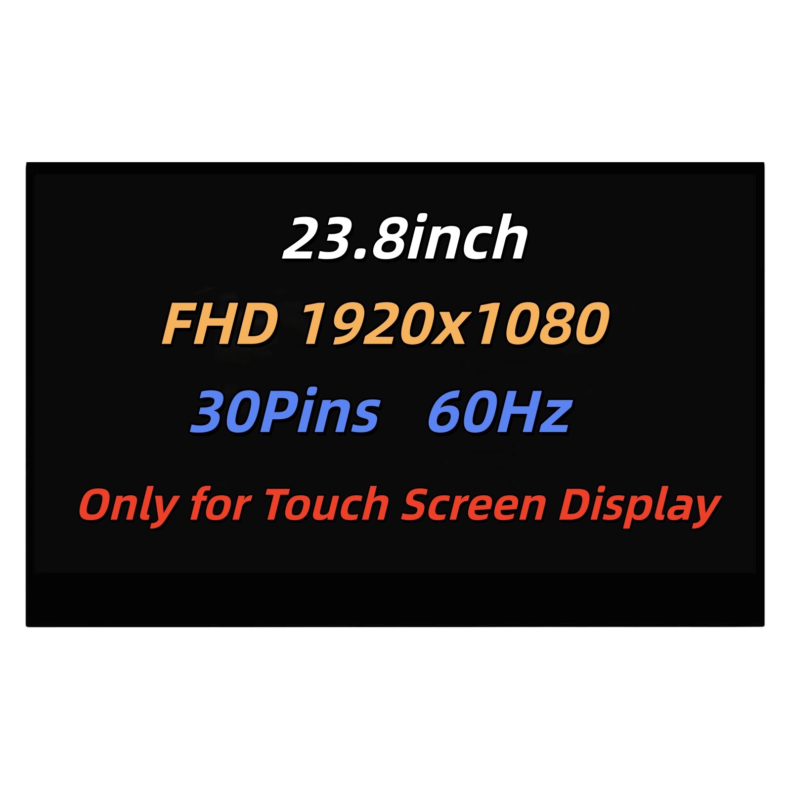 New 23.8" MV238FHM-K11 for Dell G63JP FHD LCD Touch Screen Display Panel 30 Pin