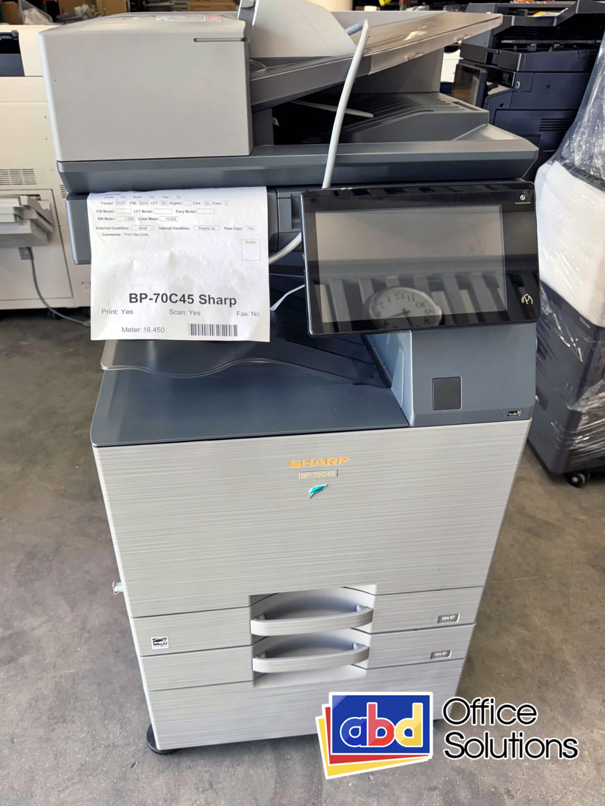 Sharp BP-70C45 A3 Color Laser MFP Copier Printer Scanner Duplex WiFi 45ppm