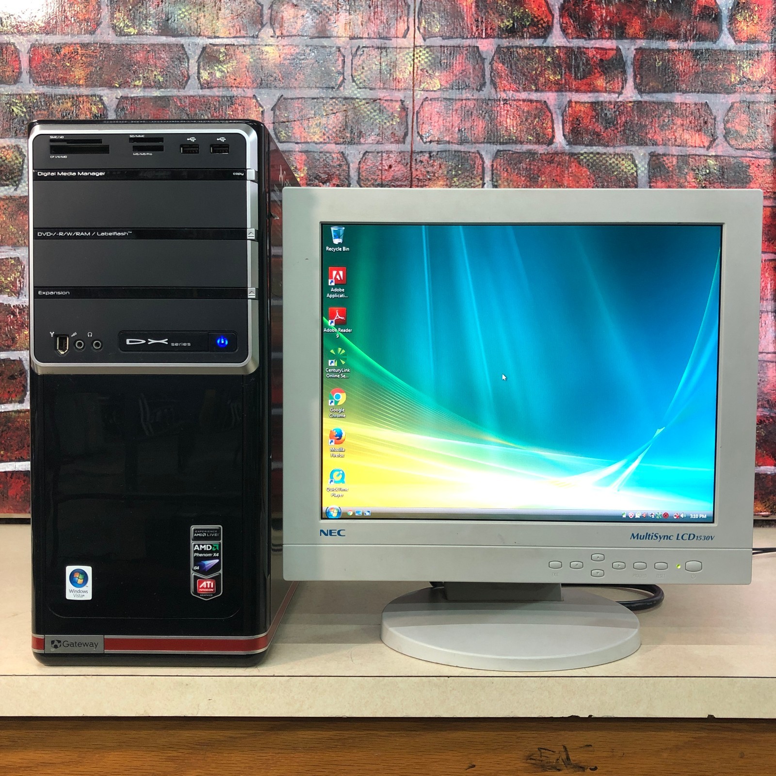Gateway DX4200 PC for Retro Gaming AMD Phenom 1.80GHz 2GB RAM (Windows Vista)