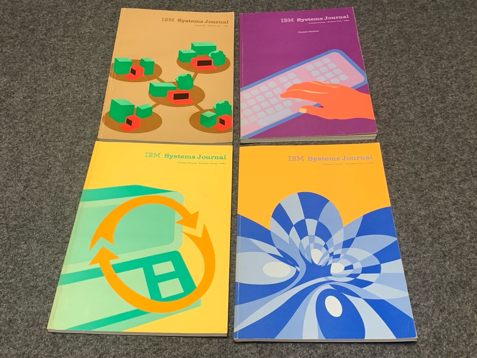 IBM Systems Journal Volume Twenty Number One, Two Three & Four 1981 Book Vintage