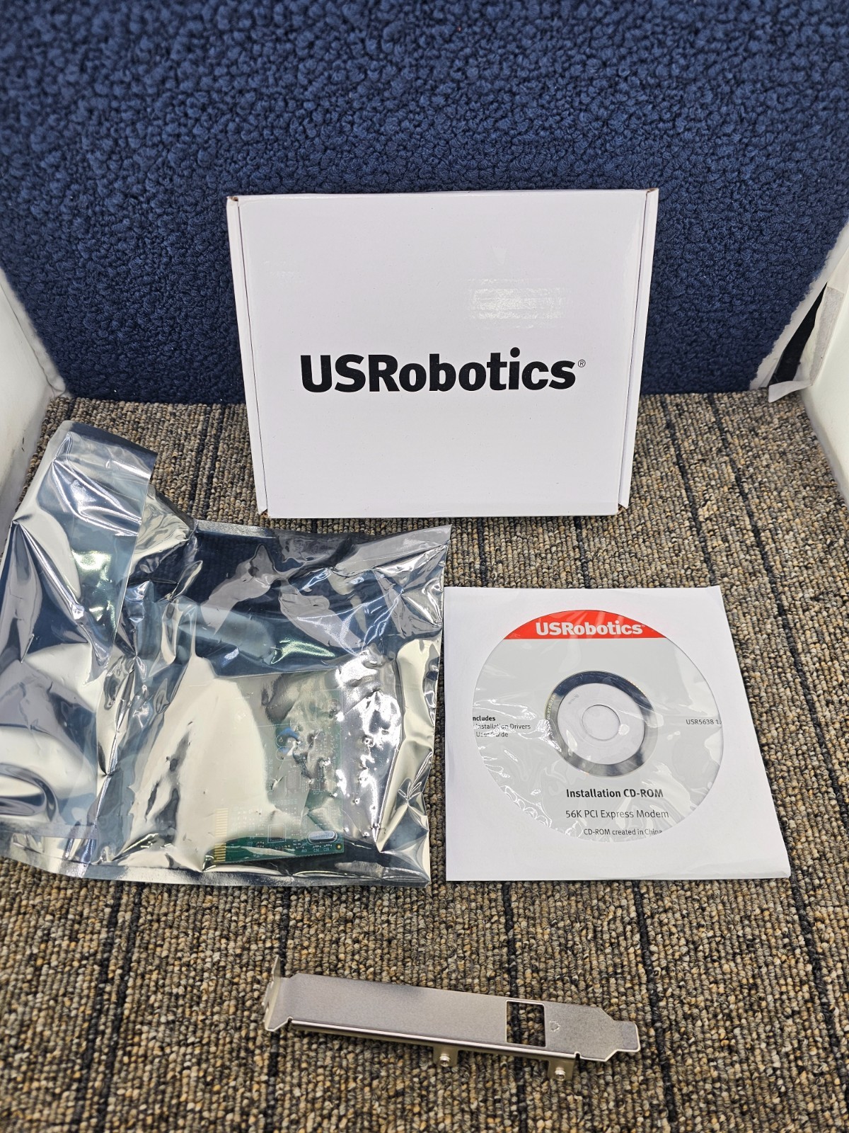 US Robotics USR5638 Fax Dial Up Modem 56 Kbps V.92 PCI-Express - 1 RJ-11 Port