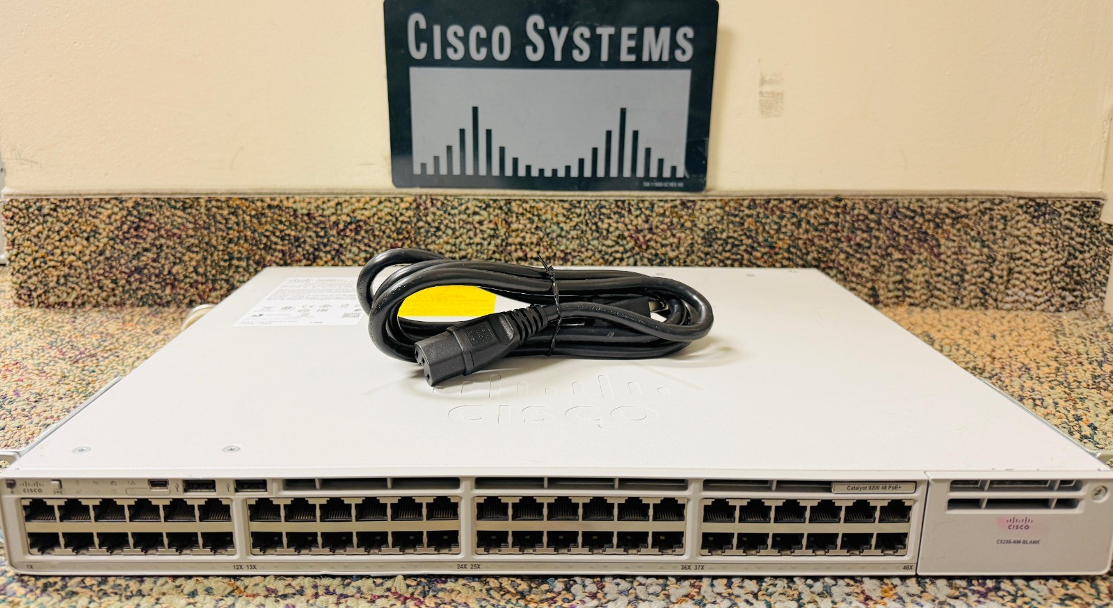 Genuine Cisco C9200-48P-A Cisco POE+ Ethernet Switch 9200 Fully Tested