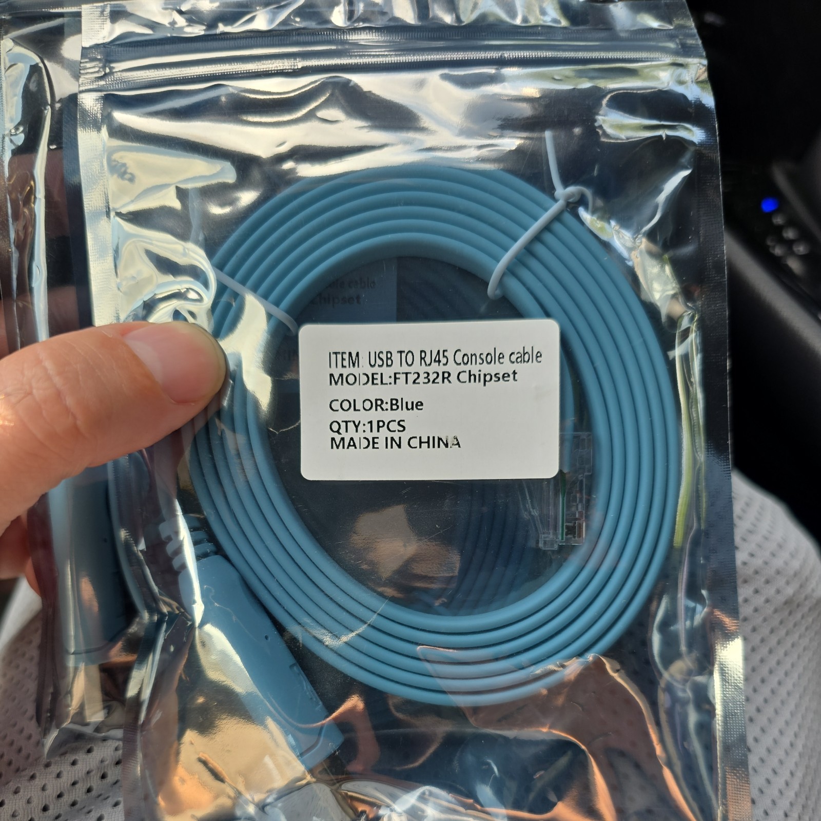  CAB-CONSOLE-USB-RJ45  Console Cable, 6ft     FTDI