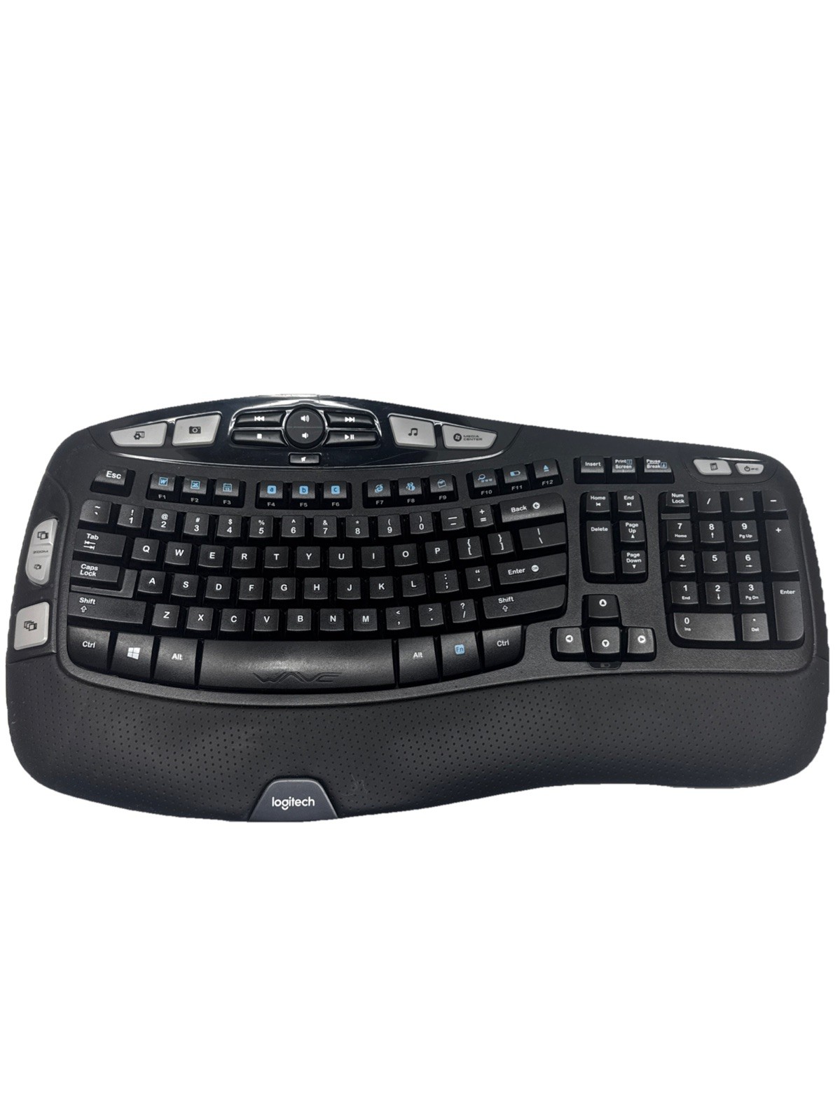 Logitech K350  Wave Ergonomic Wireless Keyboard / No Dongle