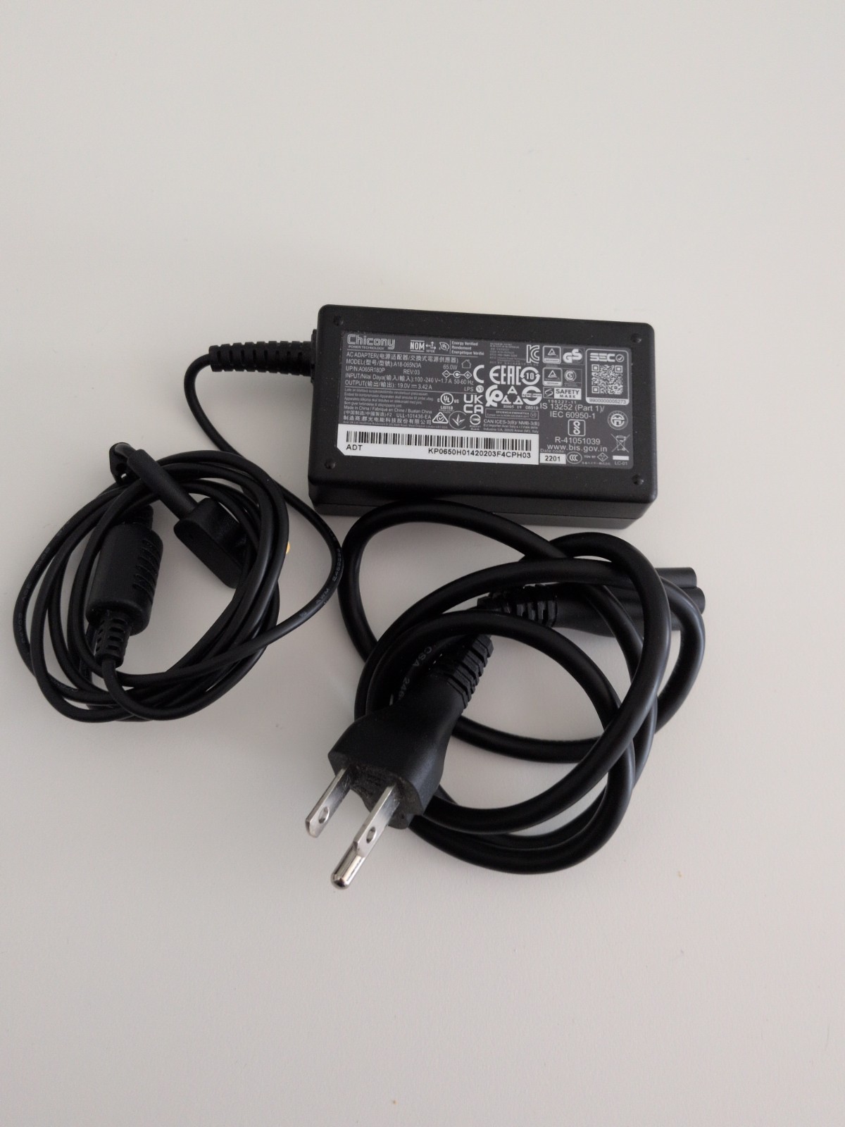 Original Adapter For Acer PC.